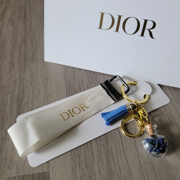 🤍 Authentic Gold And White Dior Ribbon - Picture 1 of 2